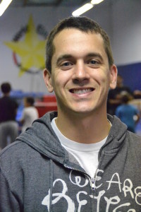 National Trampoline Coach Justice Frangipane